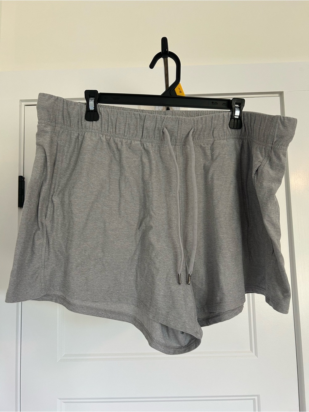 5 pairs Athletic Works Light Gray Elastic Waist Athletic Shorts
